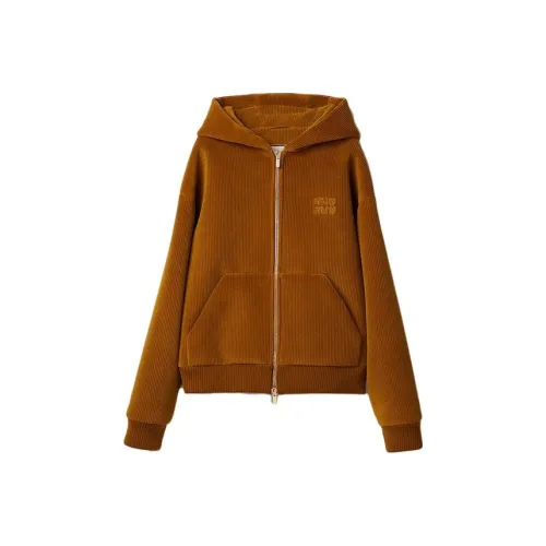 MIU MIU Охра Женские Куртки