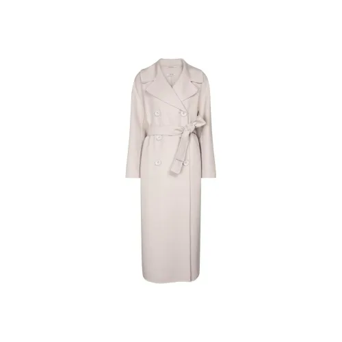 'S MAX MARA Светло-серое Женское Пальто