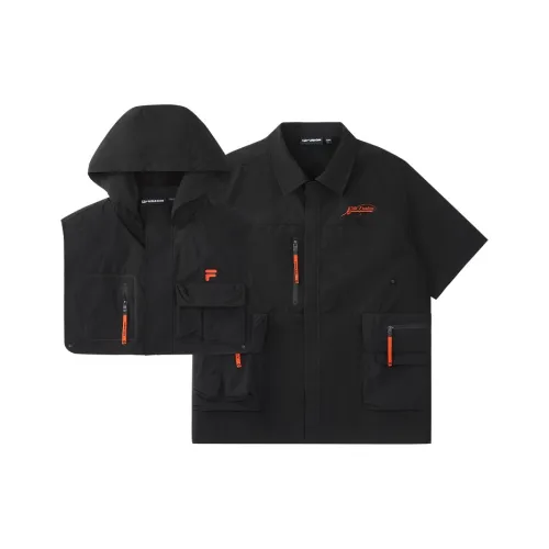 FILA FUSION FILA FUSION X Рубашка Мужская Глубокий Черный