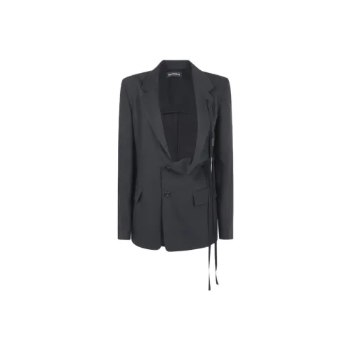 Ann Demeulemeester SS25 Куртки и Пальто Женские Черный