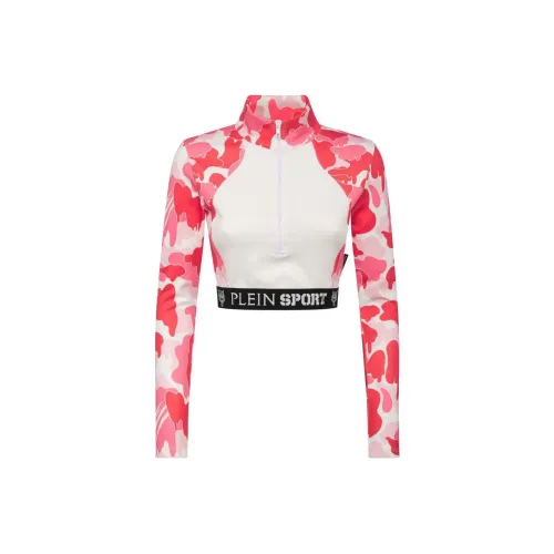 PLEIN SPORT SS24 Свитшот Женский Розовый