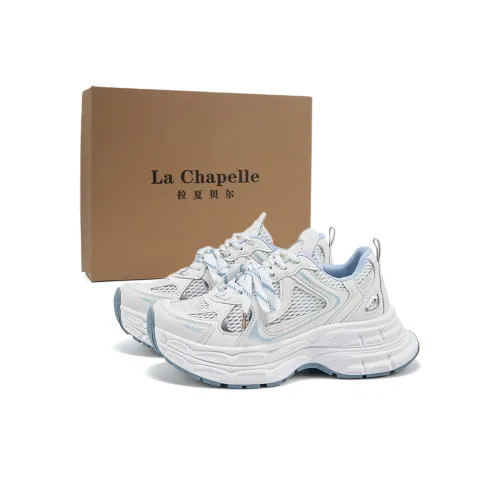 La Chapelle Устойчивые к истиранию низкие топы с толстой подошвой женские синие