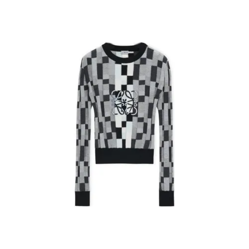 LOEWE Anagram SS25 Трикотаж Женский Серый