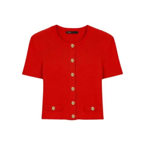 Maje Красный Женский Трикотаж