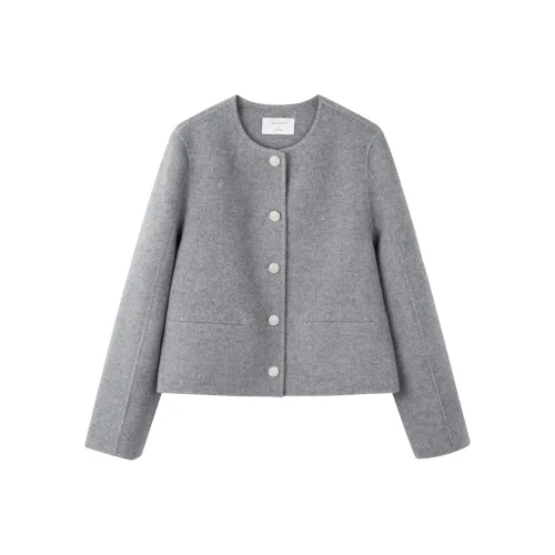 TKY SHOP Текстура Серый Женские Куртки