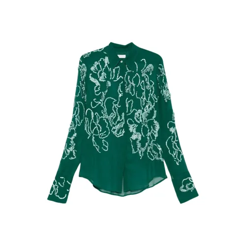 DRIES VAN NOTEN Рубашка Женская Зеленая