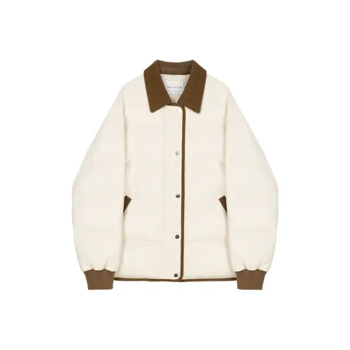 VEGA CHANG Пуховик Женский Айвори Белый