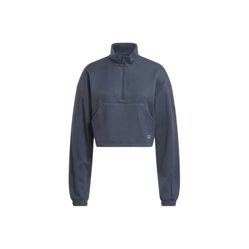 Reebok Classics Wardrobe Essentials Waffle Coverup Свитшот Женские Coastal Blue