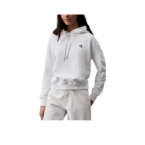 CALVIN KLEIN Толстовка Женская Белая