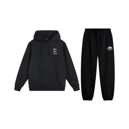 LINING Sports Fashion Collection Повседневная Спортивная Одежда Мужская Черная