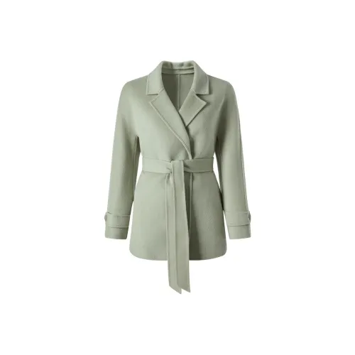 JZ. ANNAKRO Светло-зеленое Женское Пальто