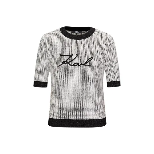 Karl Lagerfeld Трикотаж Женский Черный Белый