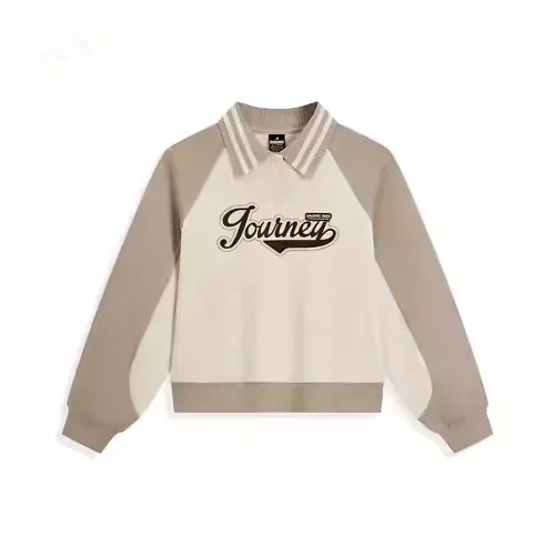 XTEP Sports Life Collection Толстовка Женская Mountain Moon Белый Кремовый Белый