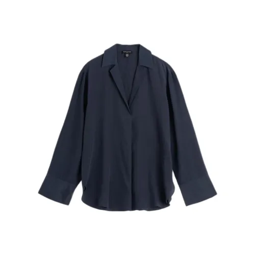 CLUB MONACO Рубашка Женская Темно-Синяя