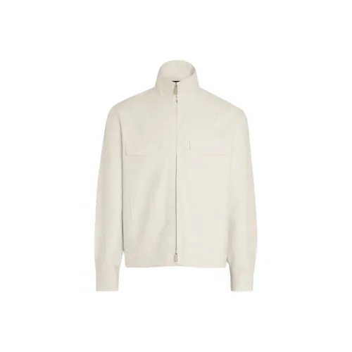 Ermenegildo Zegna Белые Мужские Куртки