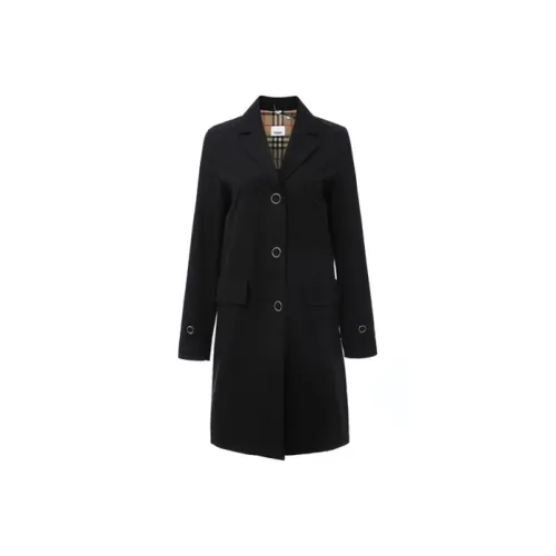 Burberry Черное Женское Пальто