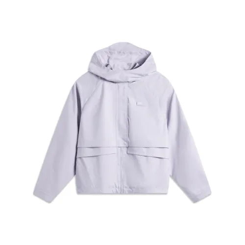 LINING Sports Trend Series Куртки и пальто Женские Морская соль Фиолетовый