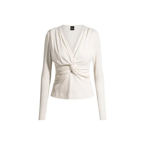 Hugo Boss SS25 Трикотаж Женский Белый