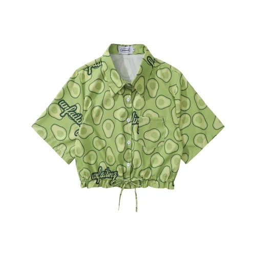 BEAR UNION Зеленые Женские Рубашки