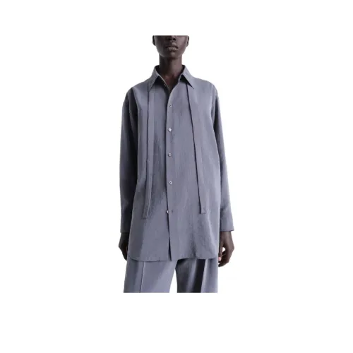 Lemaire Рубашка Весенне-летняя Женская Асфальт Серый