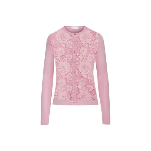 Oscar De La Renta SS24 Трикотаж Женский Фламинго Розовый