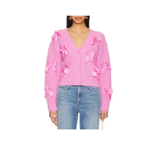 LOVESHACKFANCY Трикотаж Женский Розовый