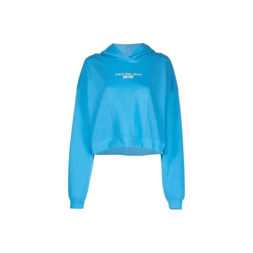 CALVIN KLEIN Свитшот Женский Светло-Синий