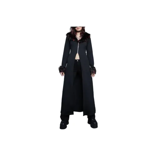 Dolls Kill Widow TWISTED Ужасный KNIT Duster Трикотаж Женские Черный Черный
