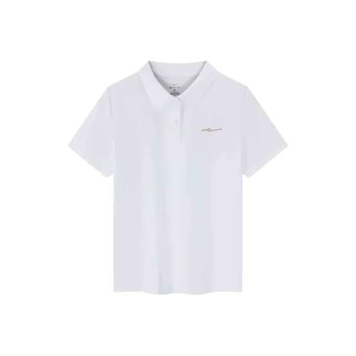 Erke Поло Женское Истинно Белое