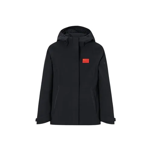 Anta Champion All Weather Series Женские Куртки Черного Цвета
