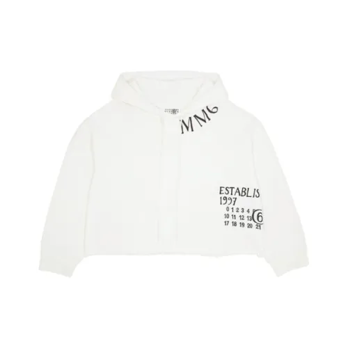 MM6 MAISON MARGIELA SS25 Толстовка Женская Белая
