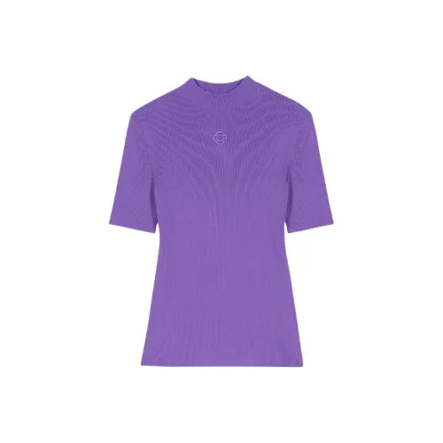 Maje Фиолетовый Женская Трикотажная Одежда