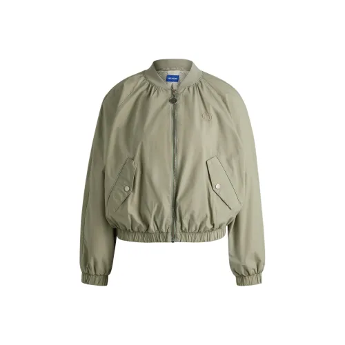 Hugo Boss Куртки и Пальто Женские Темно-Зеленый