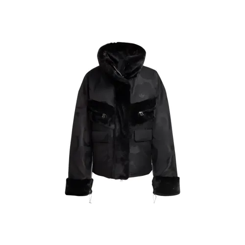 Adidas Originals Пуховик Женские Черный