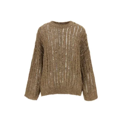 BRUNELLO CUCINELLI Трикотаж Женский Бежевый