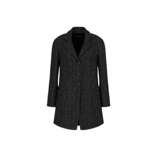 EMPORIO ARMANI FW22 Пальто Женское Черное