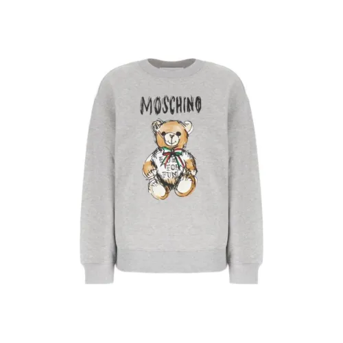 MOSCHINO Толстовка Женская Серого цвета