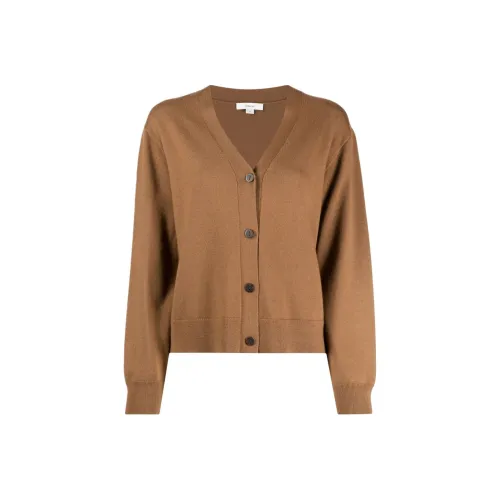 VINCE Карамельно-коричневый Женский Трикотаж