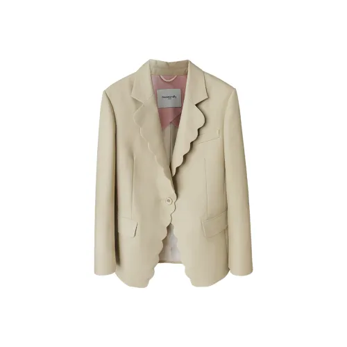 NancyCavally Хаки Женские Офисные Костюмы