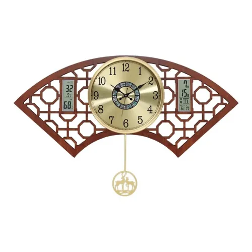 KAIQIN Кварцевый механизм массивная древесина настенные часы унисекс