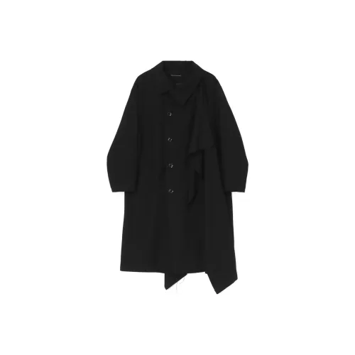 Yohji Yamamoto Черное Женское Пальто