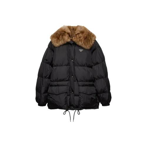 PRADA Пуховик Женский Черный