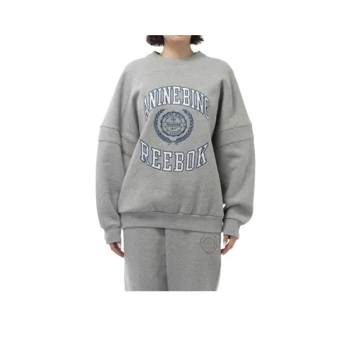 Reebok x Anine Bing OVERSIZED CREW SWEATSHIRT Женские Серый