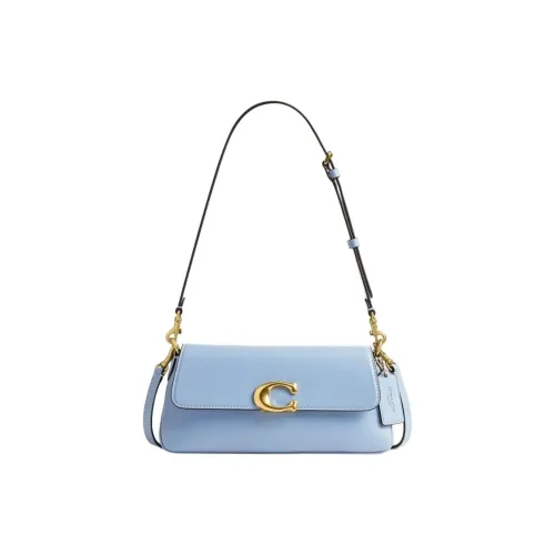 COACH Кожа Сумка через плечо Средняя Женская Синяя