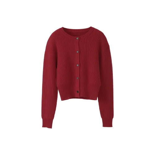 Fstudio Корейский стиль Атмосфера Стильный Коммутирование Укороченный Трикотаж Женский