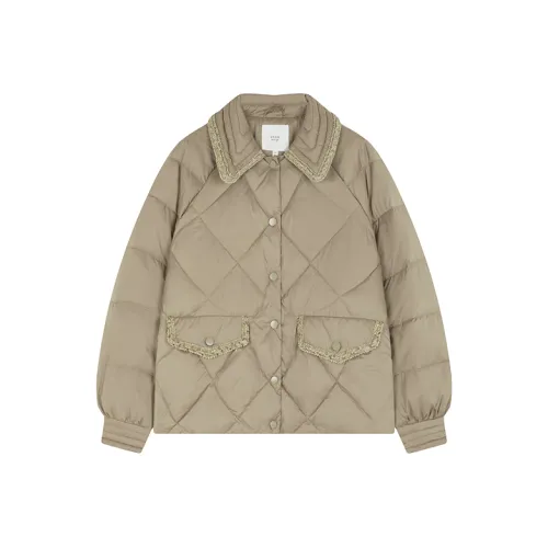 Mo Han Yi Mei Пуховик Женский Хаки