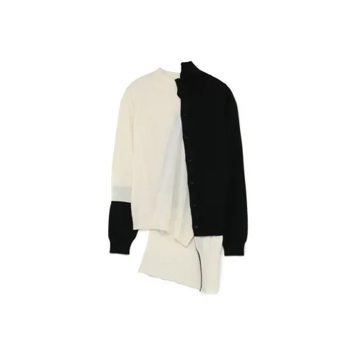 Yohji Yamamoto Экрю Женская Трикотажная одежда
