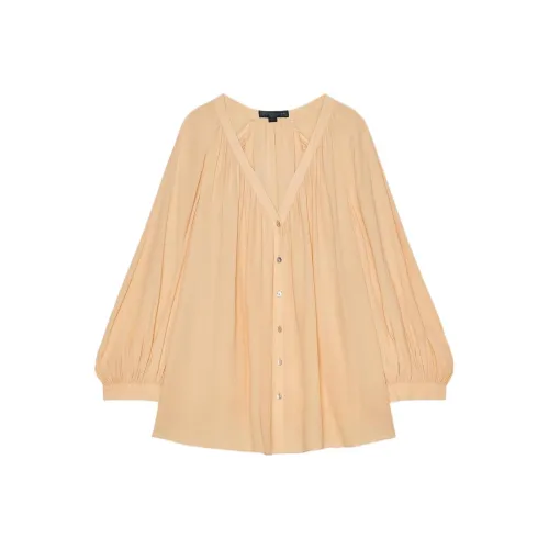 ZARA ZW Series Персиковые Женские Рубашки