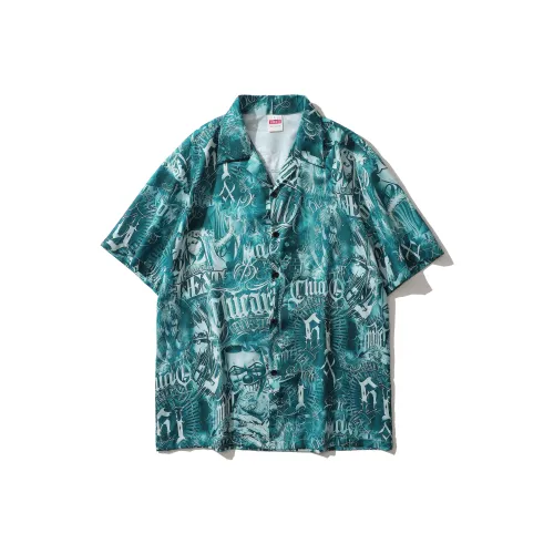 BEAR UNION Зеленые Женские Рубашки