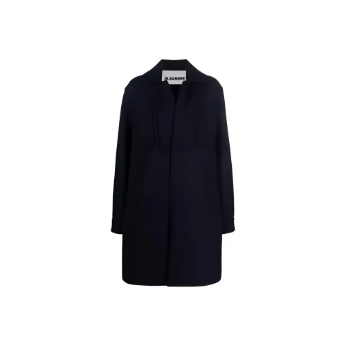 JIL SANDER Черное Женское Пальто